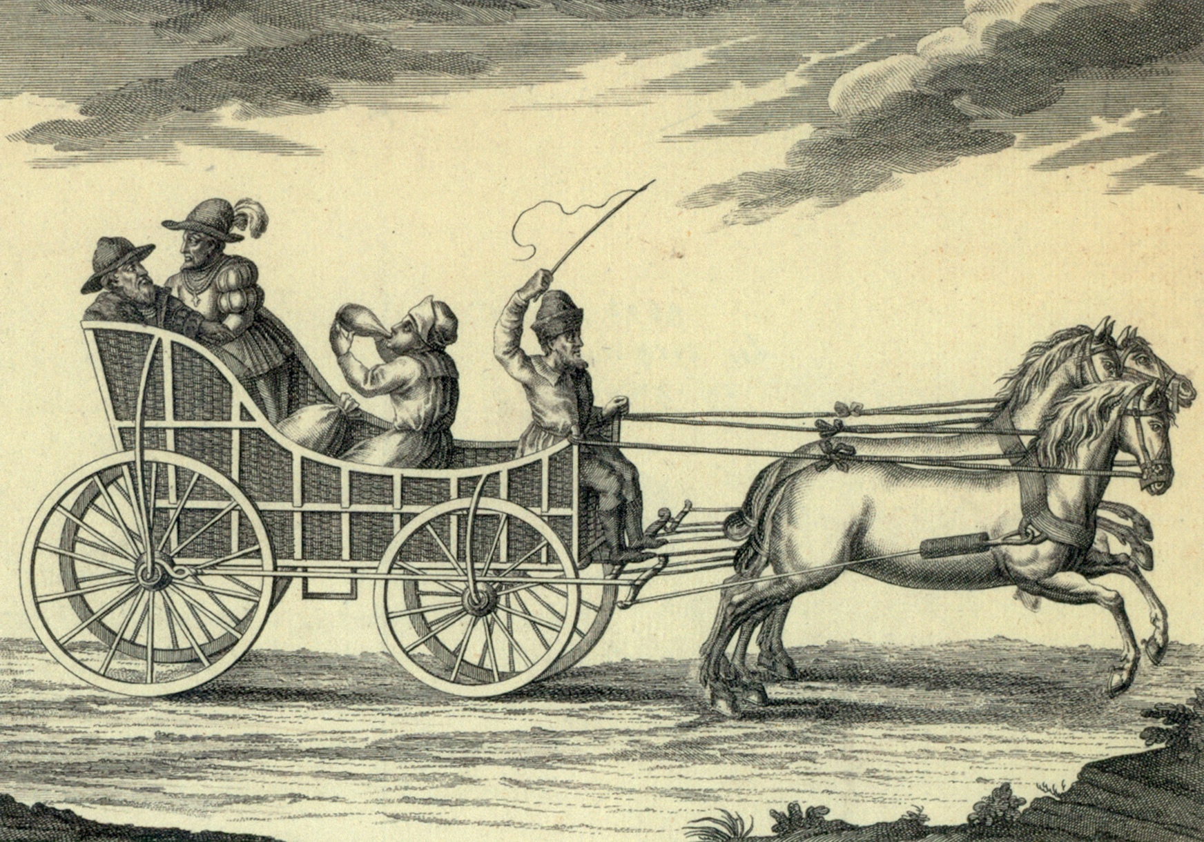 Oprindelsen for coach: En ungarnsk kocsi (hestevogn) fra Ungarn 1568