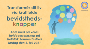Workshop på Holistisk Sommerfestival: Transformér dit liv via kraftfulde bevidstheds-knapper. Af Birgitte Coste og Søren Lauritzen.